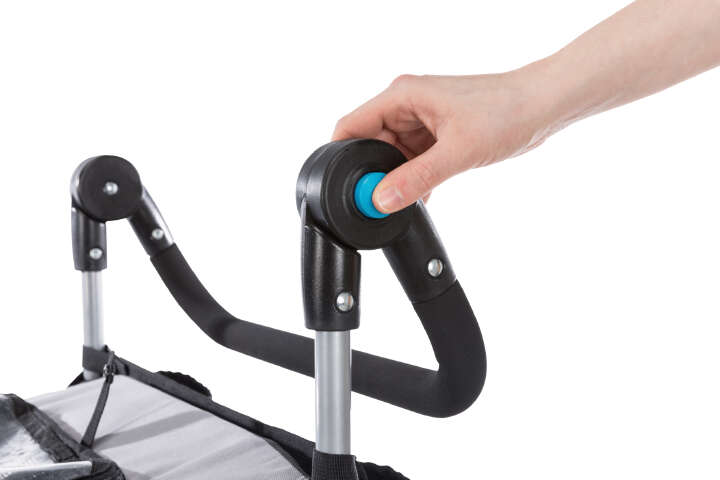 TRIXIE Fahrradanhänger für Hunde mit Schnell-Falt-Funktion